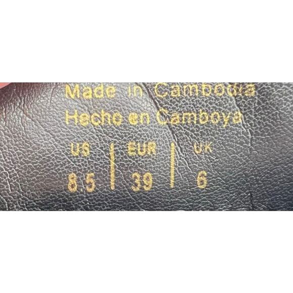 Aldo black ankle wedge boots Bumpah side zip leather basic neutral sz 39 US 8.5 - Picture 10 of 10